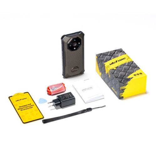  Ulefone Armor X16 Pro, 8 Go + 256 Go, vision nocturne, téléphone robuste IP68/IP69K, écran 6,56 pouces, Android 15, MediaTek Dimensity 6300 Octa Core, réseau : 5G, NFC, OTG (Wasteland Shadow) SU938B933-017